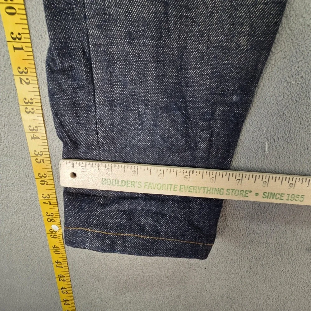 A.P.C. Jeans Mens Blue Dark‎ Wash Slim Whiskers Honeycomb Fits 31x29
